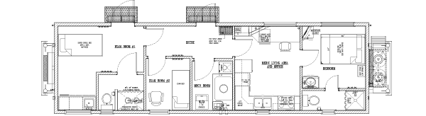 14x40 Medical Clinic Floor Plan